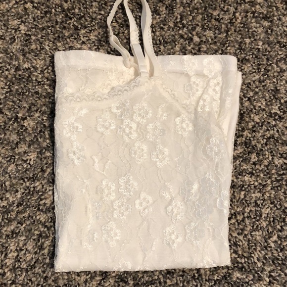 Cream Lace ELLE Camisole Tank Top - Picture 5 of 5